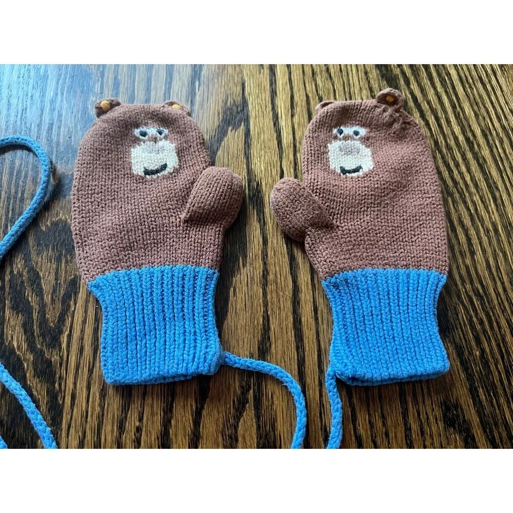Hanna Andersson Cotton Bear Mittens (2-5Y)